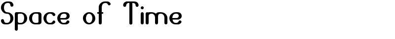 Space of Time Font
