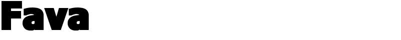 Fava Font
