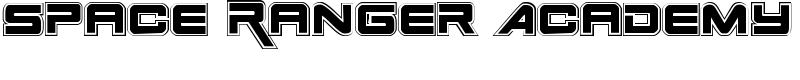 Space Ranger Academy Font