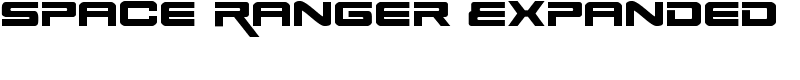 Space Ranger Expanded Font
