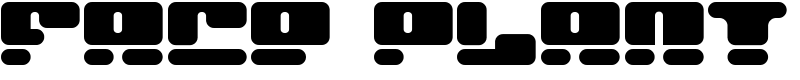Face plant Font
