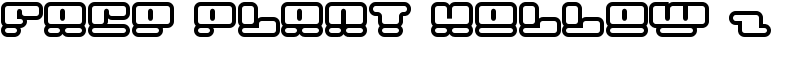 Face plant hollow 2 Font