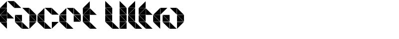 Facet Ultra Font