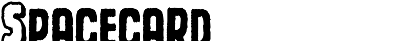 Spacecard Font