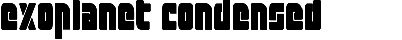 Exoplanet Condensed Font