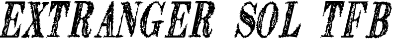 Extranger sol tfb Font