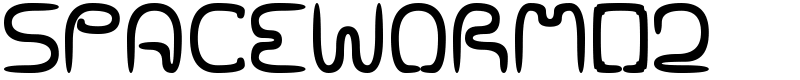 SPACEWORM02 Font