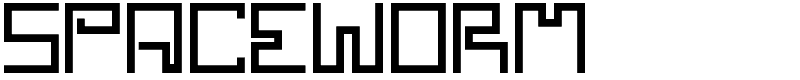 SPACEWORM Font