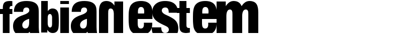 fabianestem Font