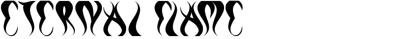 eternal flame Font