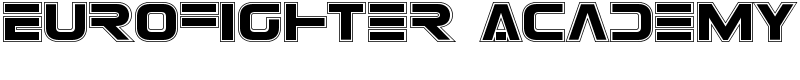 Eurofighter Academy Font
