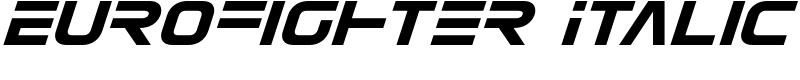 Eurofighter Italic Font
