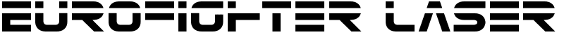 Eurofighter Laser Font