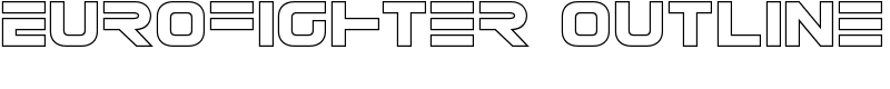 Eurofighter Outline Font