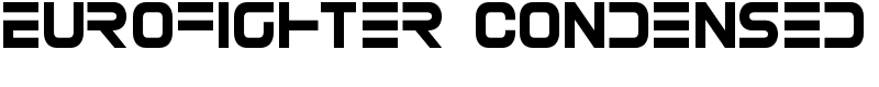 Eurofighter Condensed Font