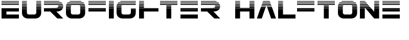 Eurofighter Halftone Font
