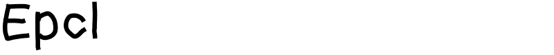 Epcl Font