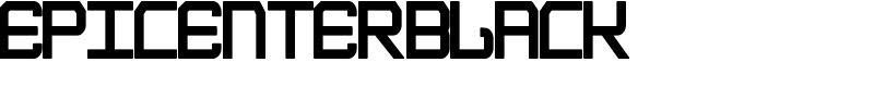 EpicenterBlack Font