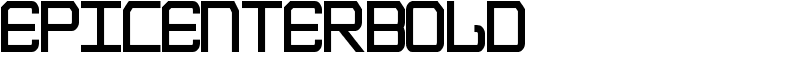 EpicenterBold Font