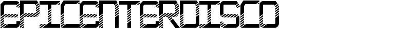EpicenterDisco Font