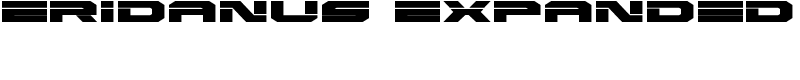 Eridanus Expanded Font
