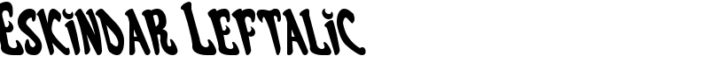 Eskindar Leftalic Font