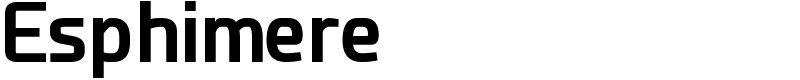 Esphimere Font