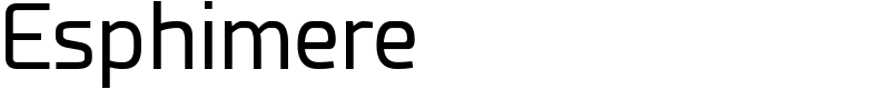 Esphimere Font