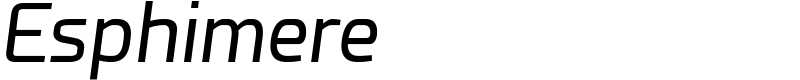 Esphimere Font