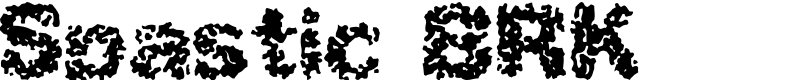 Spastic BRK Font