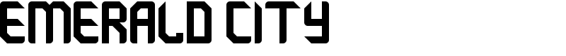 emerald city Font