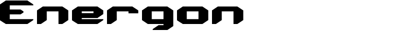 Energon Font
