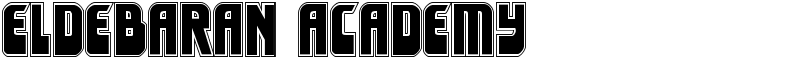 Eldebaran Academy Font