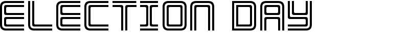 Election Day Font