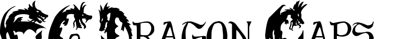 EG Dragon Caps  Font