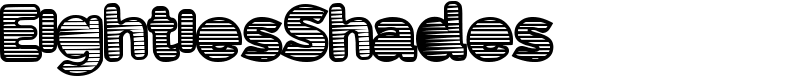 EightiesShades Font