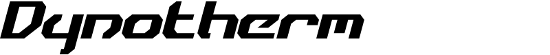Dynotherm Font