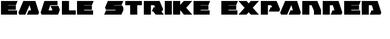 Eagle Strike Expanded Font