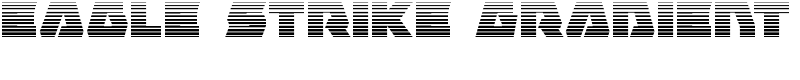 Eagle Strike Gradient Font