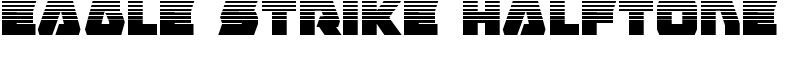 Eagle Strike Halftone Font