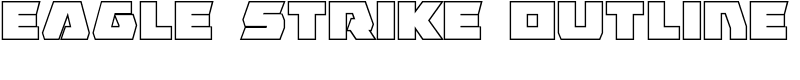 Eagle Strike Outline Font