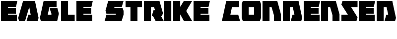 Eagle Strike Condensed Font