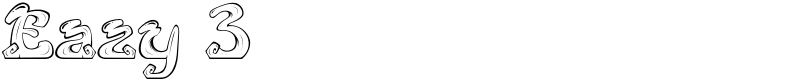 Eazy 3 Font
