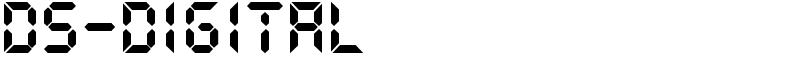 DS-Digital Font