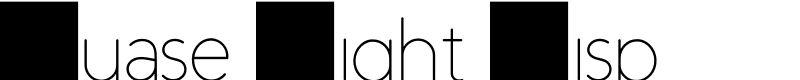 Duase Light Disp Font