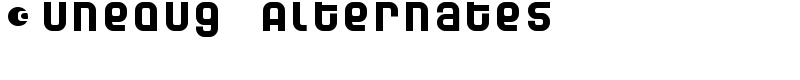 Dunebug Alternates Font