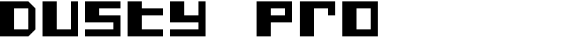 Dusty Pro Font