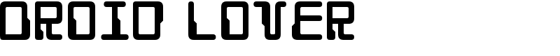 Droid Lover Font