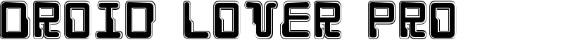 Droid Lover Pro Font