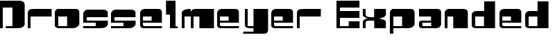 Drosselmeyer Expanded Font